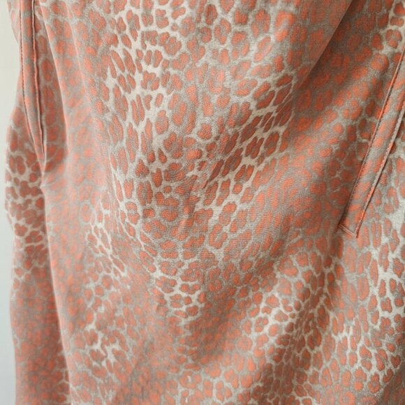 Guess by Marciano Ombre Coral Faux Leopard Print Afternoon Cocktail Dress - Picture 3 of 10
